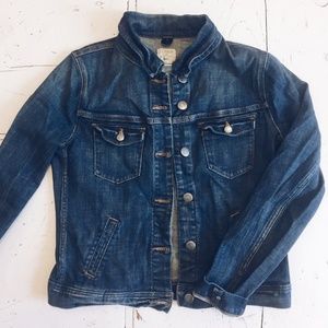 J Crew Dark Wash Well-Fitted Jean Jacket